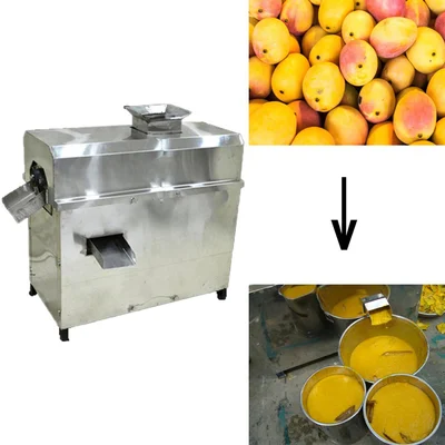 Commercial 1.5 HP 200 Kg/Hour Mango Pulp Machine 